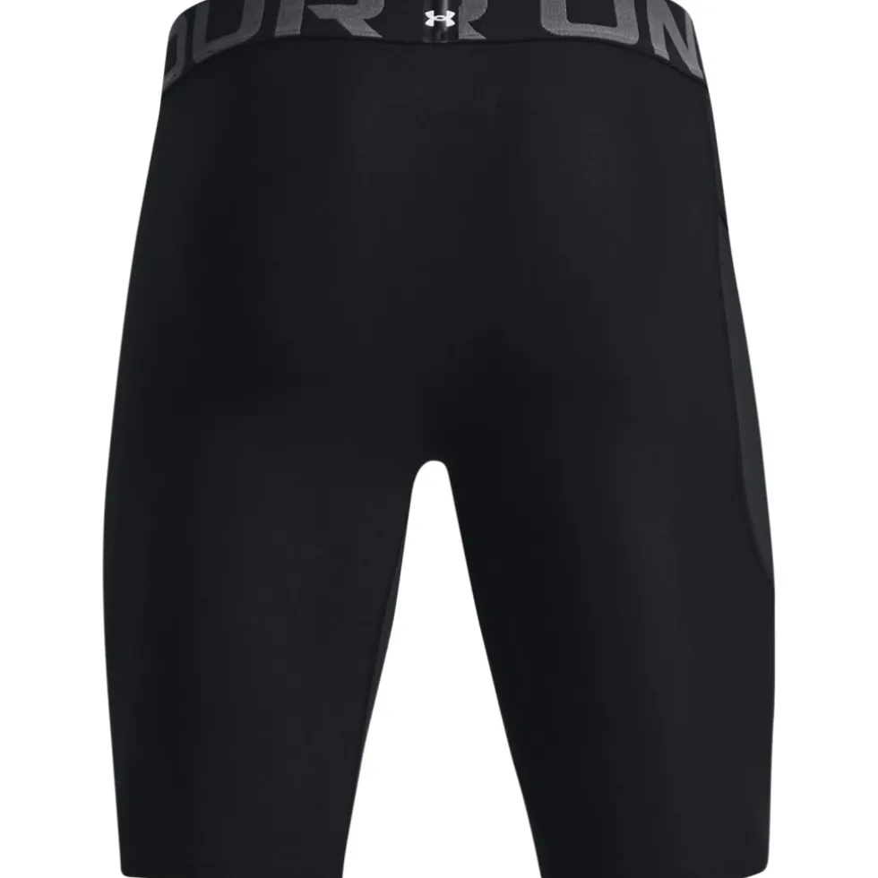 Under Armour HeatGear® Pocket Shorts Lang Heren - Zwart/Wit