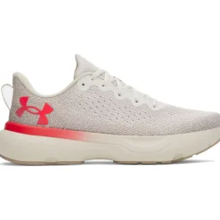 Under Armour UA Infinite Hardloopschoenen Heren - Summit White/Khaki Base/Racer Red