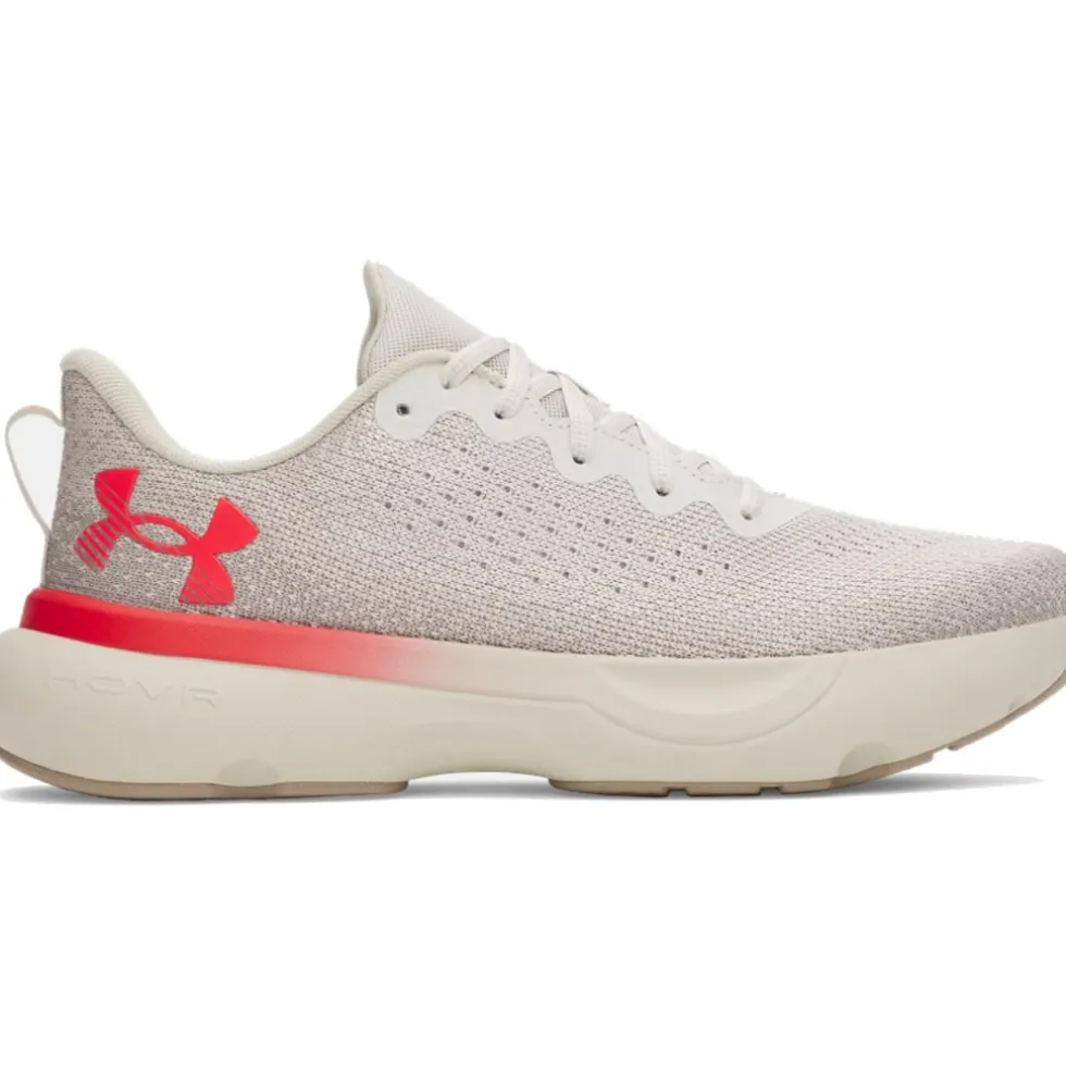 Under Armour UA Infinite Hardloopschoenen Heren - Summit White/Khaki Base/Racer Red