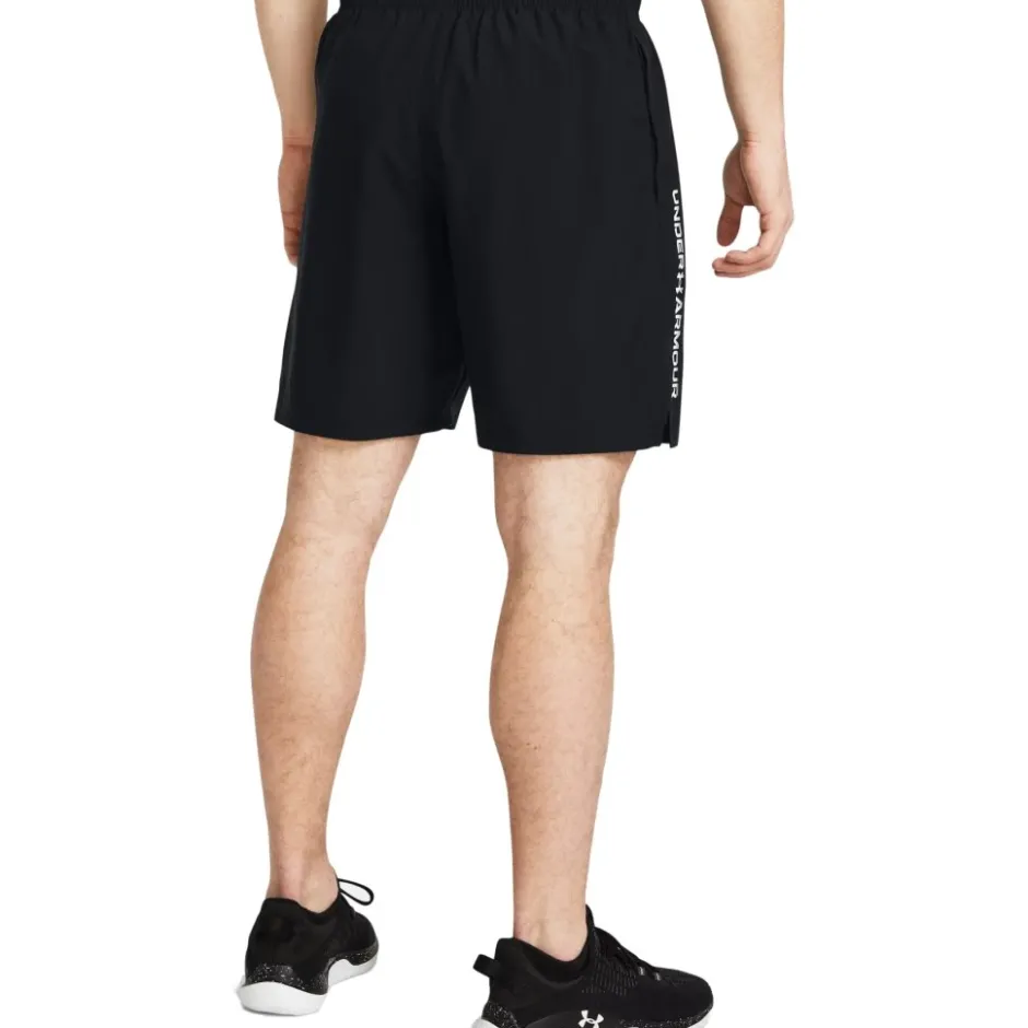 Broeken & Rokken|Broeken < Under Armour UA Tech™ Woven Wordark hort Heren - Zwart/Wit