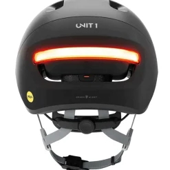 E-Bike Helmen < UNIT 1 NEON ip ie he - Charcoa/Back