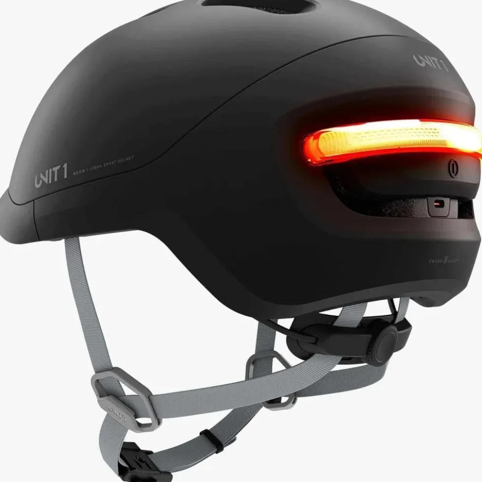 UNIT 1 NEON SE Slimme helm - Charcoal/Black