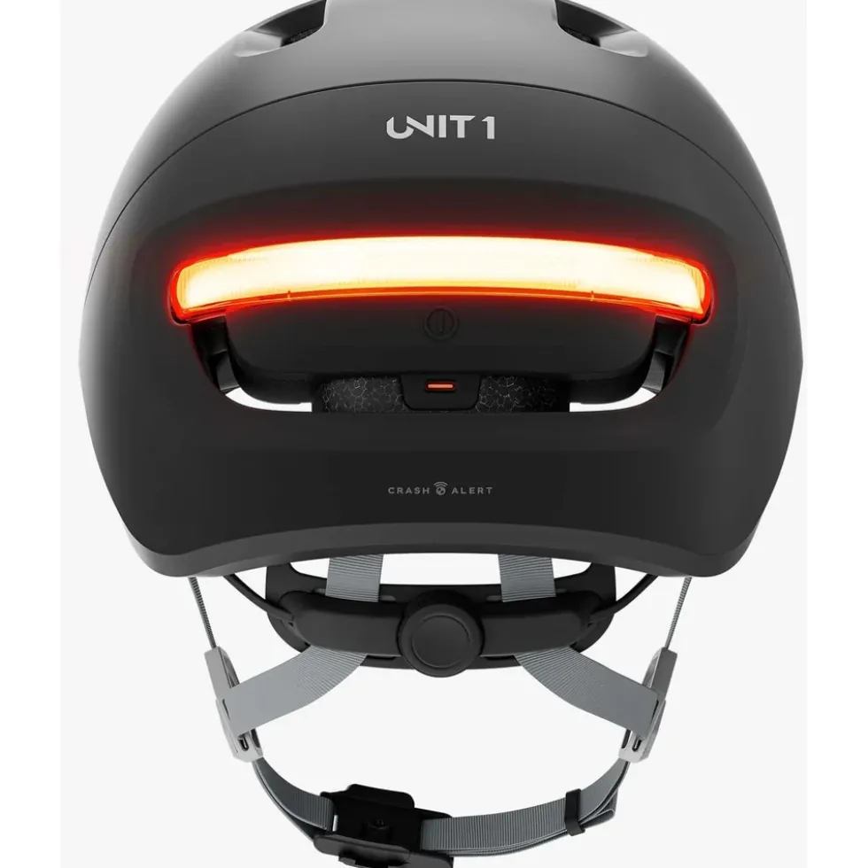 UNIT 1 NEON SE Slimme helm - Charcoal/Black