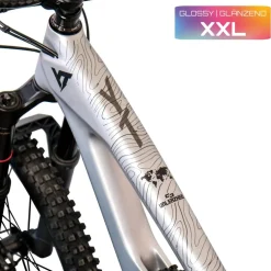 Unleazhed Frame Unscratch BP01-F XXL Beschermfolie voor het Frame - Topolines Black Glossy