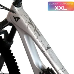 Unleazhed Frame Unscratch BP01-F XXL Beschermfolie voor het Frame - Fragment Black Glossy