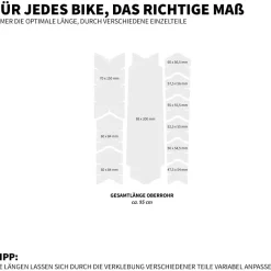 Stickers < Unleazhed Frame Unscratch BP01-S Bovenbuis Beschermfolie voor het Frame - Topolines Black Matt