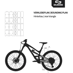 Unleazhed Frame Unscratch BP01-F XXL Beschermfolie voor het Frame - Fragment Black Matt