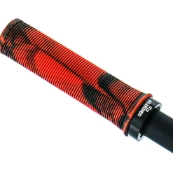 Unleazhed G1 MTB stuurgrepen - Rood/Zwart