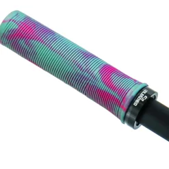 Unleazhed G1 MTB stuurgrepen - Turquoise/Pink