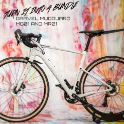 Unleazhed Gravel Unscratch BPG01 Beschermfolie voor het Frame - Topolines Black Glossy