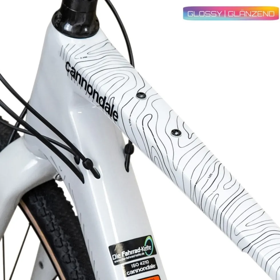 Unleazhed Gravel Unscratch BPG01 Beschermfolie voor het Frame - Topolines Black Glossy
