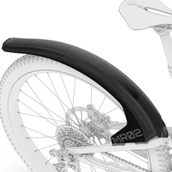 Unleazhed M02 + MR02 Spatbordbundel - ultimate black and matt glossy