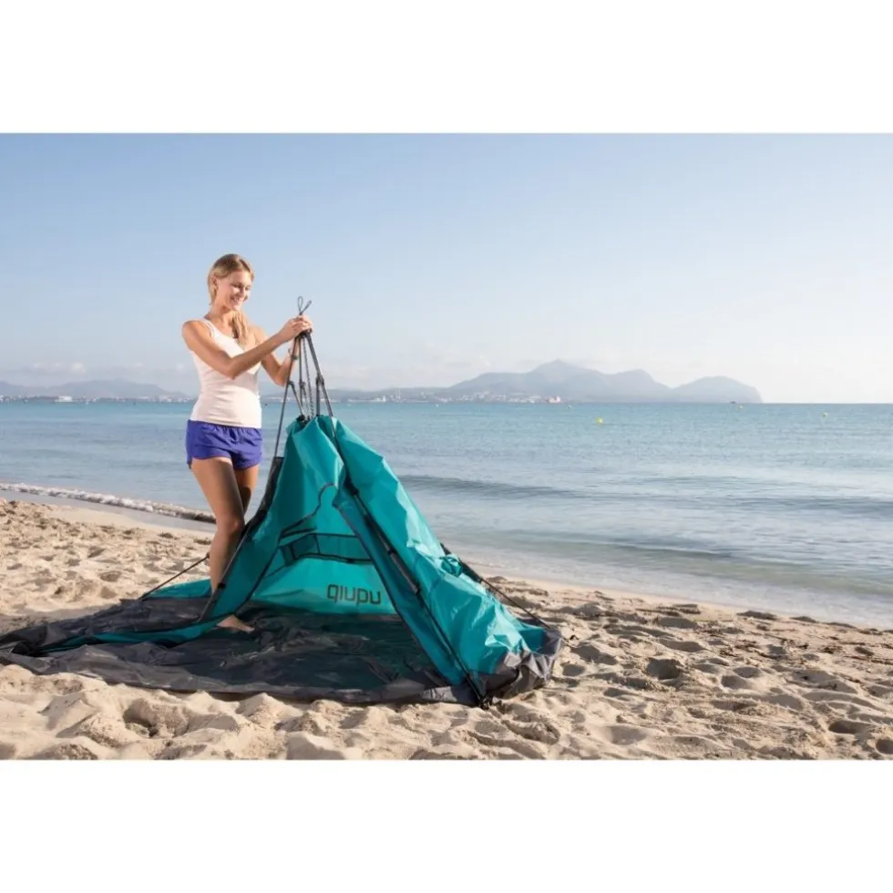 Uquip Buzzy Beach Shelter - petrol/grey