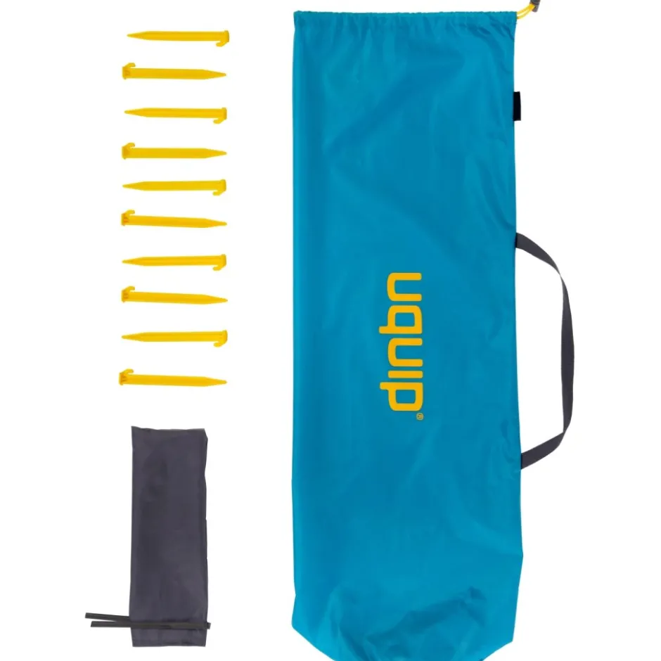 Tenten, Tarps & Hangmatten < Uquip Speedy XL Strandtent - petrol/grijs