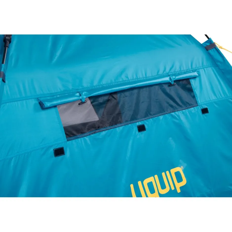 Tenten, Tarps & Hangmatten < Uquip Speedy XL Strandtent - petrol/grijs