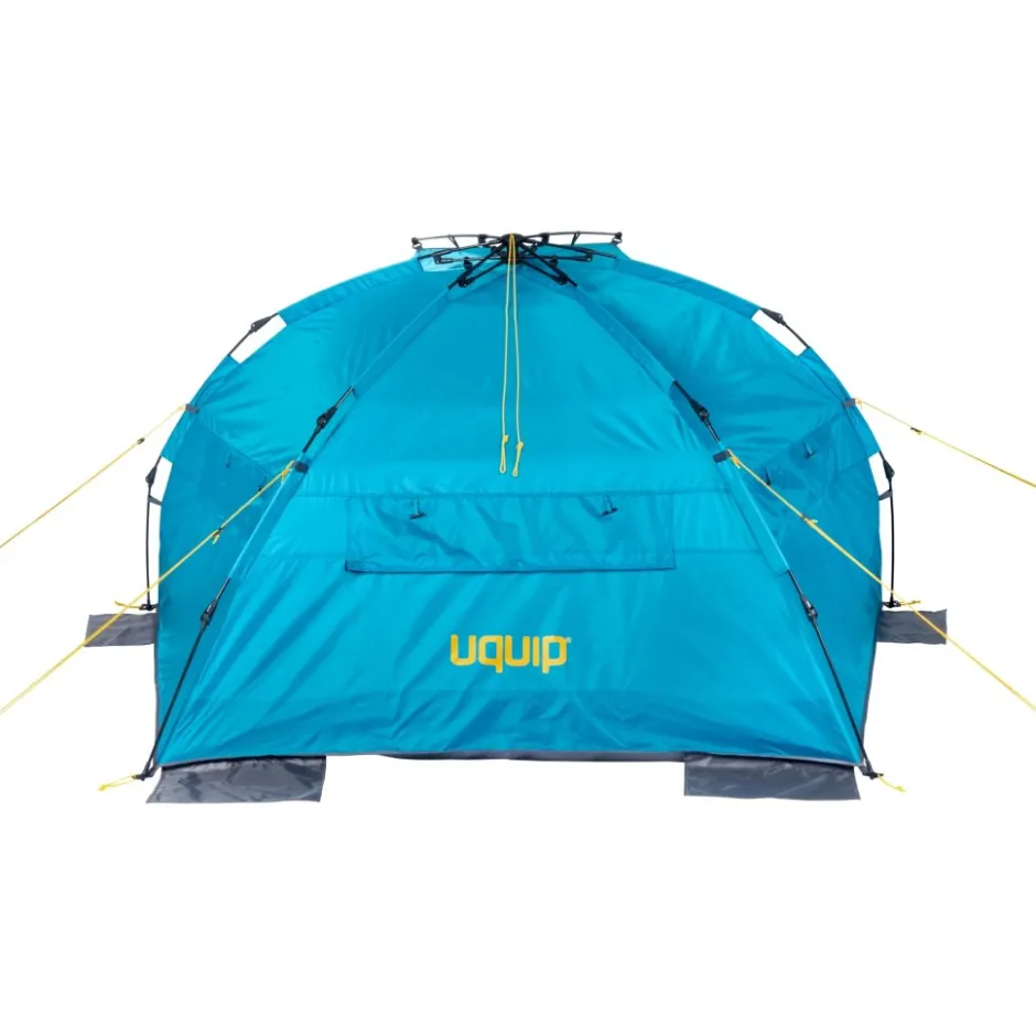 Tenten, Tarps & Hangmatten < Uquip Speedy XL Strandtent - petrol/grijs