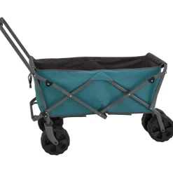 Uquip Buddy Foldable Beach Cart - petrol/grey