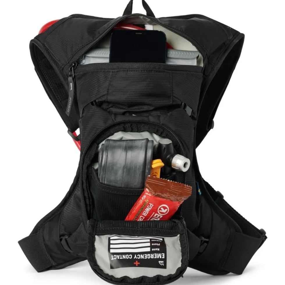 USWE MTB Hydro 3L Drinkrugzak - black-red