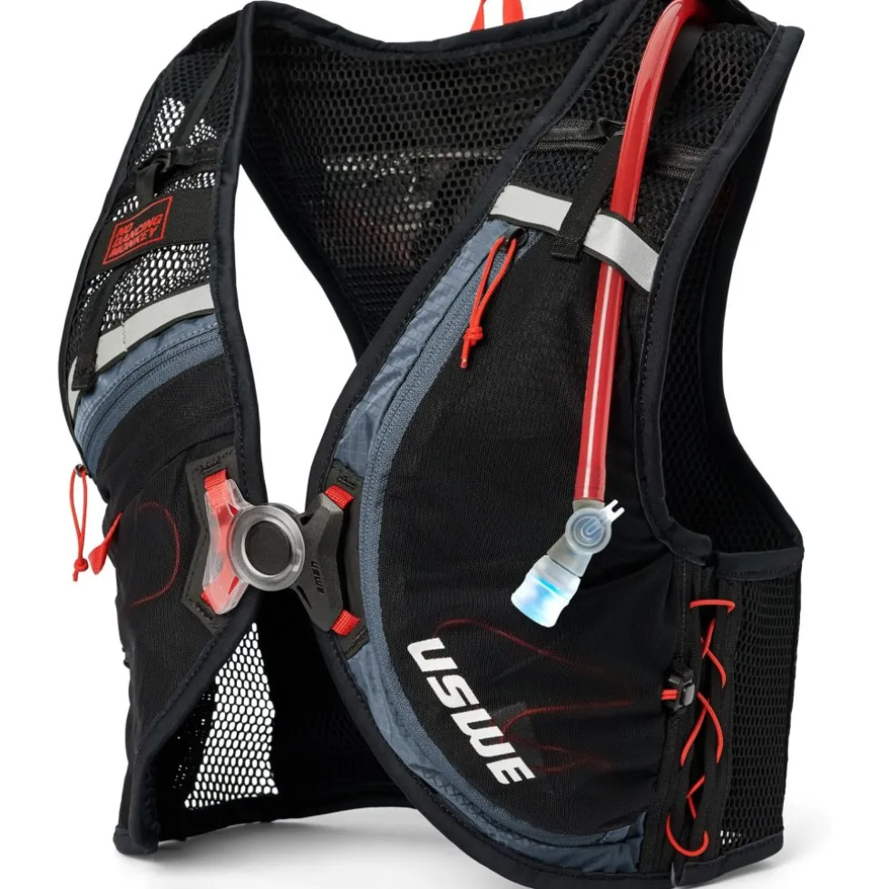 USWE Rush 8L Fietsvest met drinkzak - black-blue