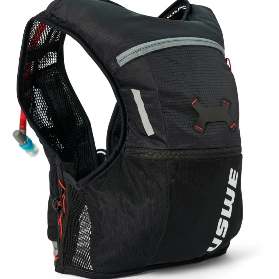 USWE Rush 8L Vest met Drinksysteem - zwart-grijs