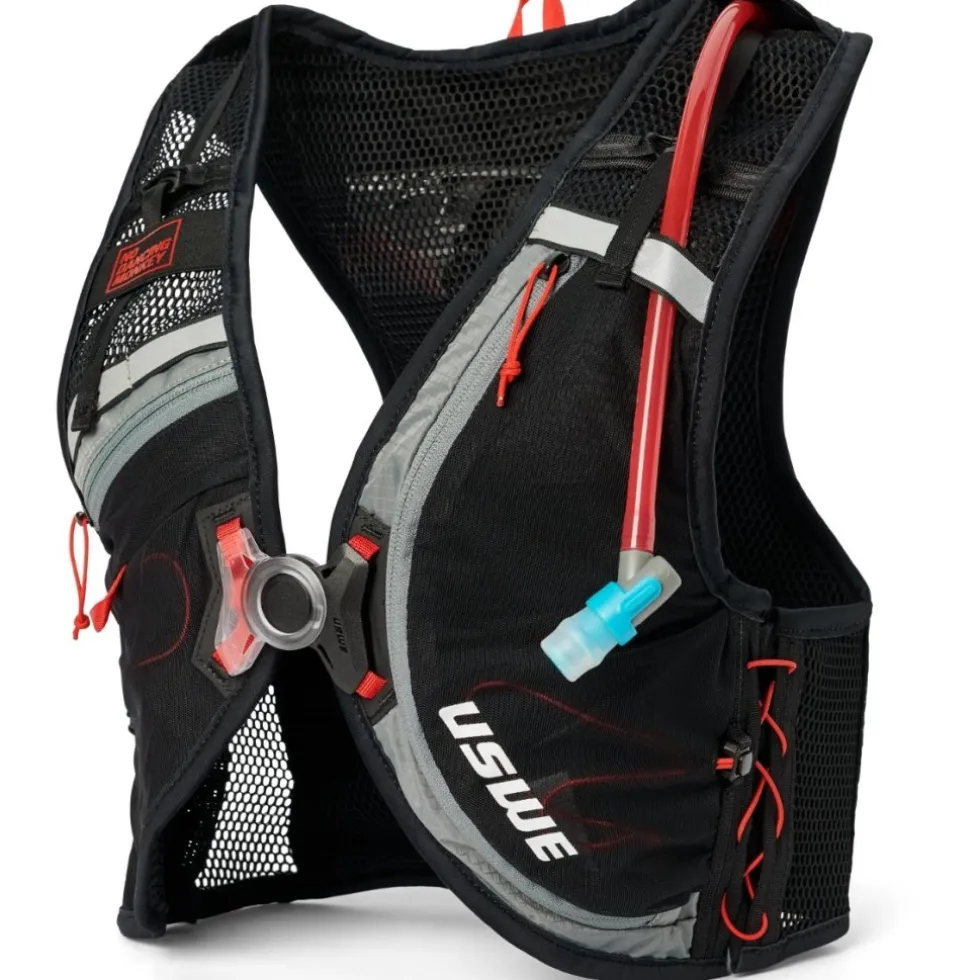 USWE Rush 8L Vest met Drinksysteem - zwart-grijs