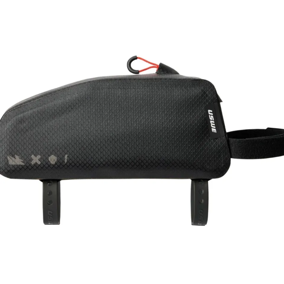 Frametassen|Top Tube Bag < USWE Zipper 1.2L Bovenbuis Tas - zwart