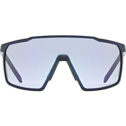 Uvex mtn perform small V Bril - black matt/litemirror blue variomatic