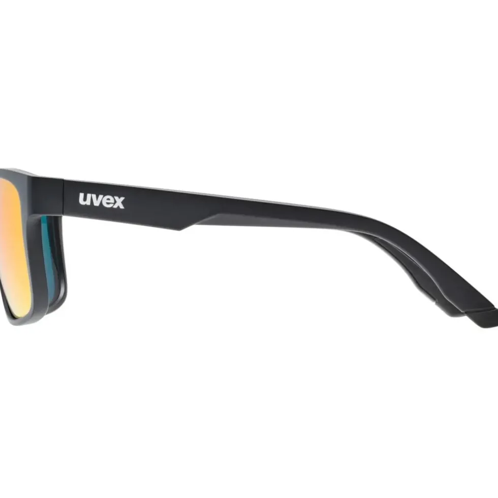 Uvex poise Zonnebril - black matt/mirror red