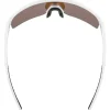Alpine & Skibrillen < Uvex ramp Fietsbril - white matt/mirror gold