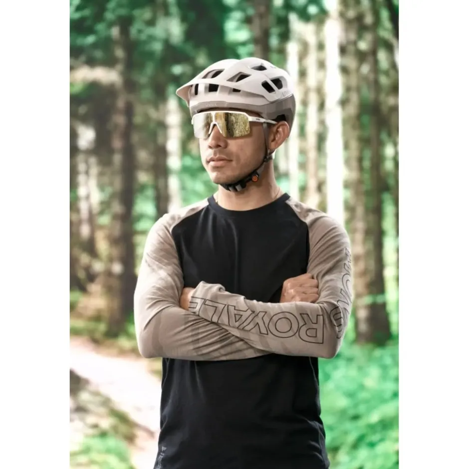 Alpine & Skibrillen < Uvex ramp Fietsbril - white matt/mirror gold