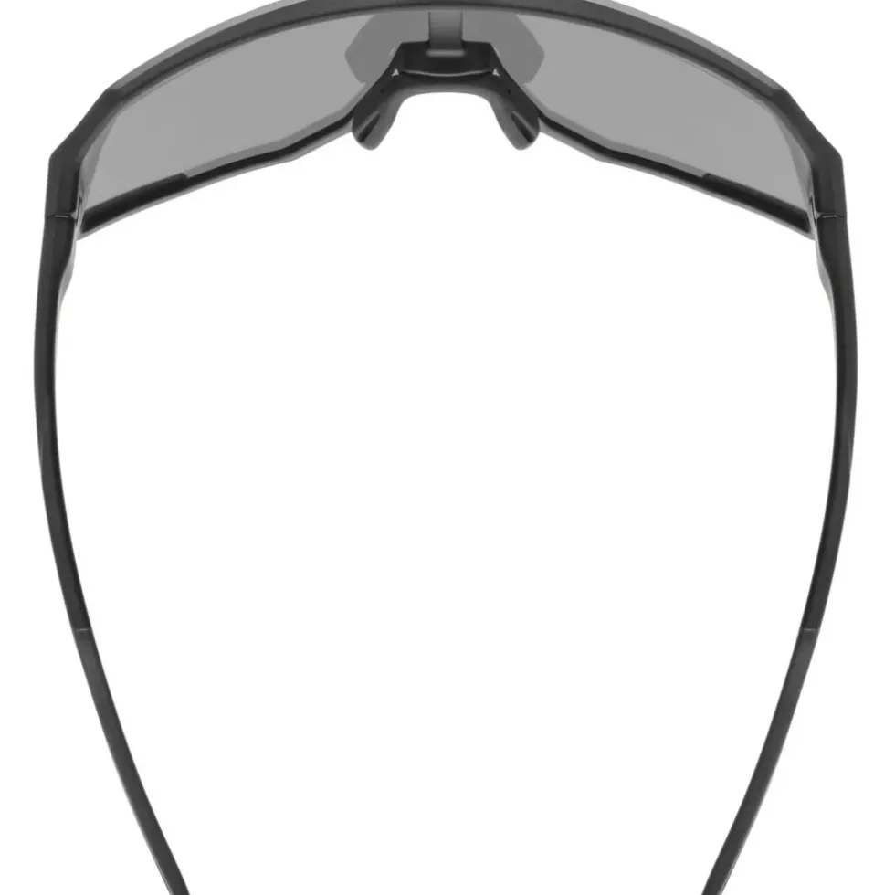 Uvex sequenze Fietsbril - black matt/mirror silver