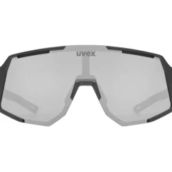 Uvex sequenze Fietsbril - black matt/mirror silver