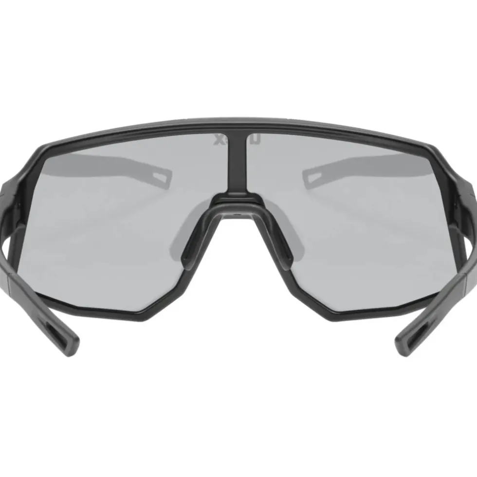 Uvex sequenze Fietsbril - black matt/mirror silver