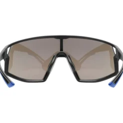 Uvex skyryse Fietsbril - black matt/mirror blue