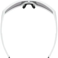 Uvex skyryse Fietsbril - white matt/mirror gold