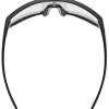 Uvex skyryse jr. Fietsbril kinderen - black matt/clear