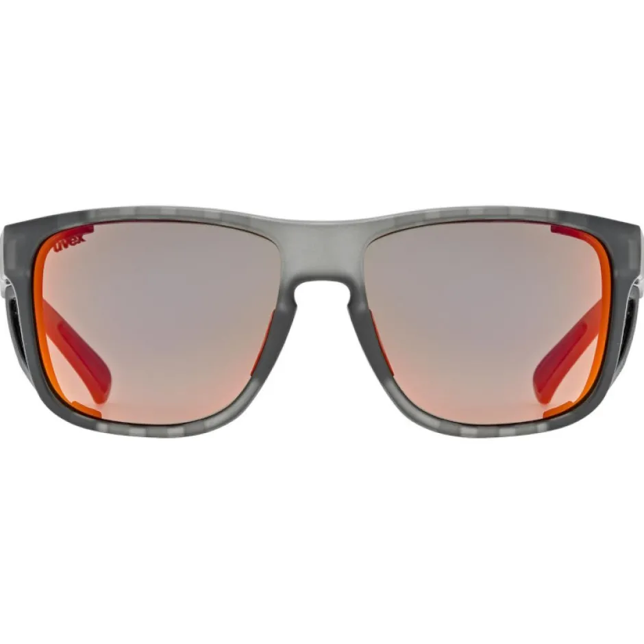 Alpine & Skibrillen < Uvex sportstyle 312 Bril - smoke matt/mirror red