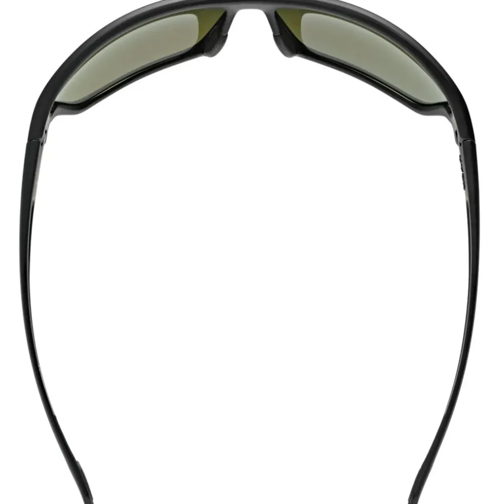Uvex sportstyle 806 Fietsbril - black matt/mirror blue