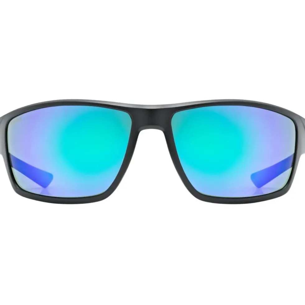 Uvex sportstyle 230 Fietsbril - black matt/mirror green