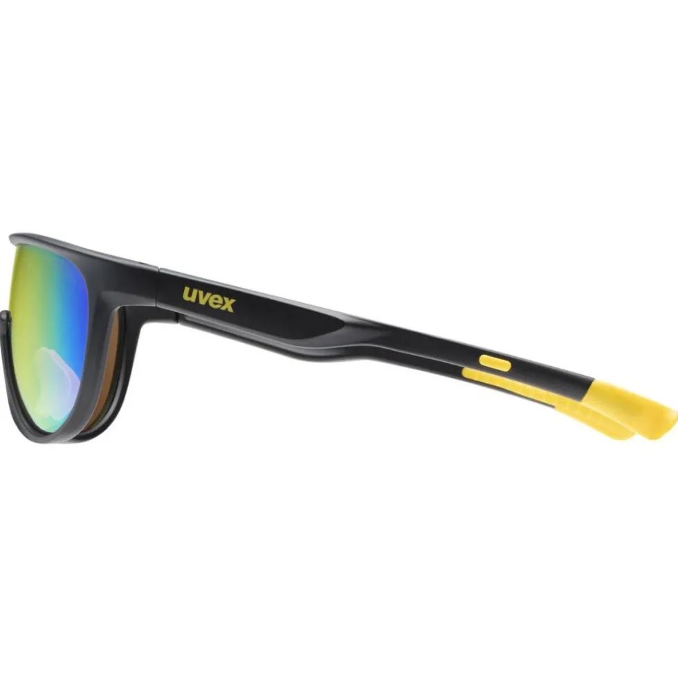 Uvex sportstyle 515 Kinderbril - black matt/mirror yellow