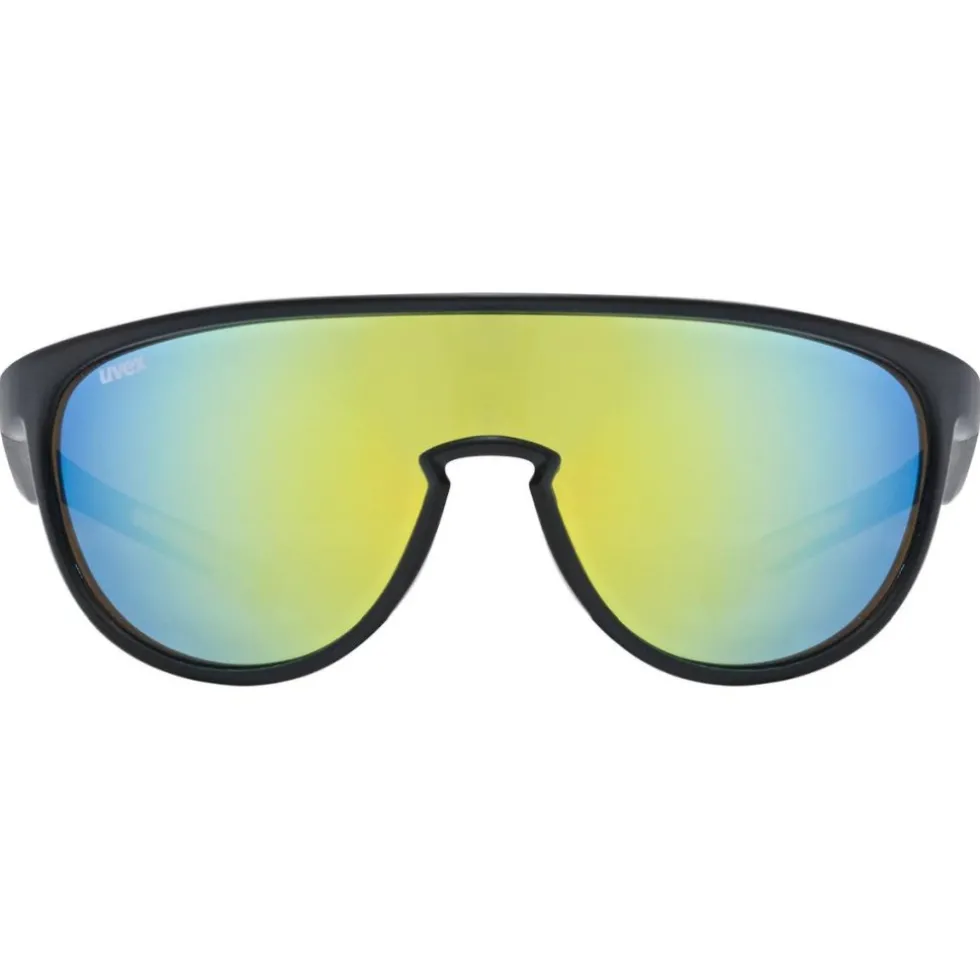 Uvex sportstyle 515 Kinderbril - black matt/mirror yellow