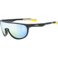 Uvex sportstyle 515 Kinderbril - black matt/mirror yellow