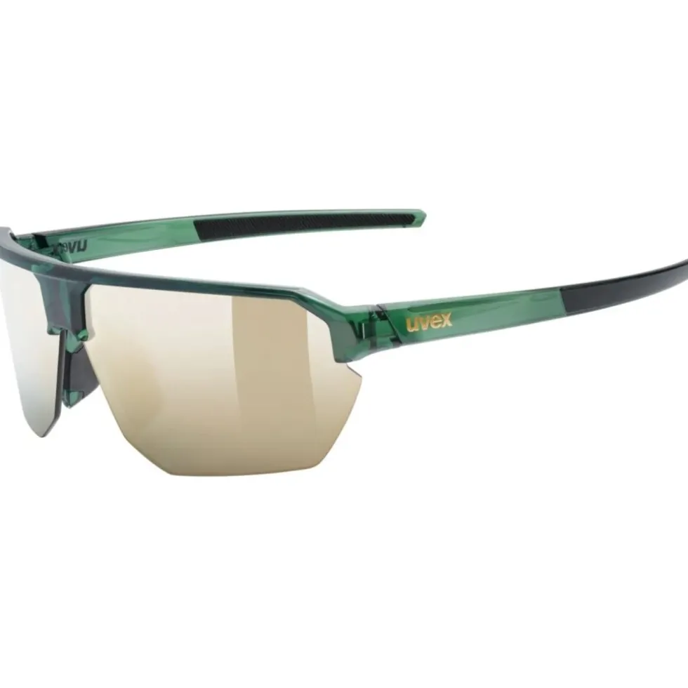 Uvex vectiv set Fietsbril - olive transparent/mirror gold