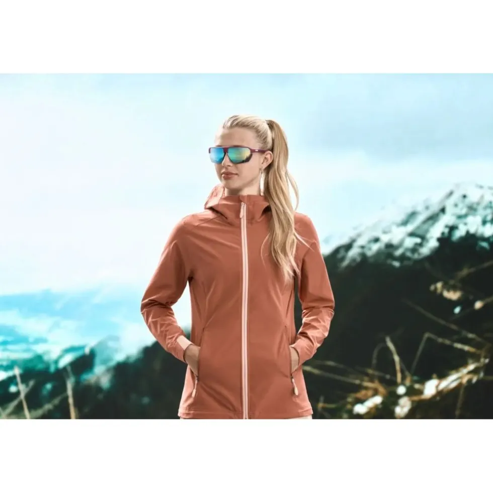 Uvex vectiv set Fietsbril - cranberry transparent matt/mirror rose