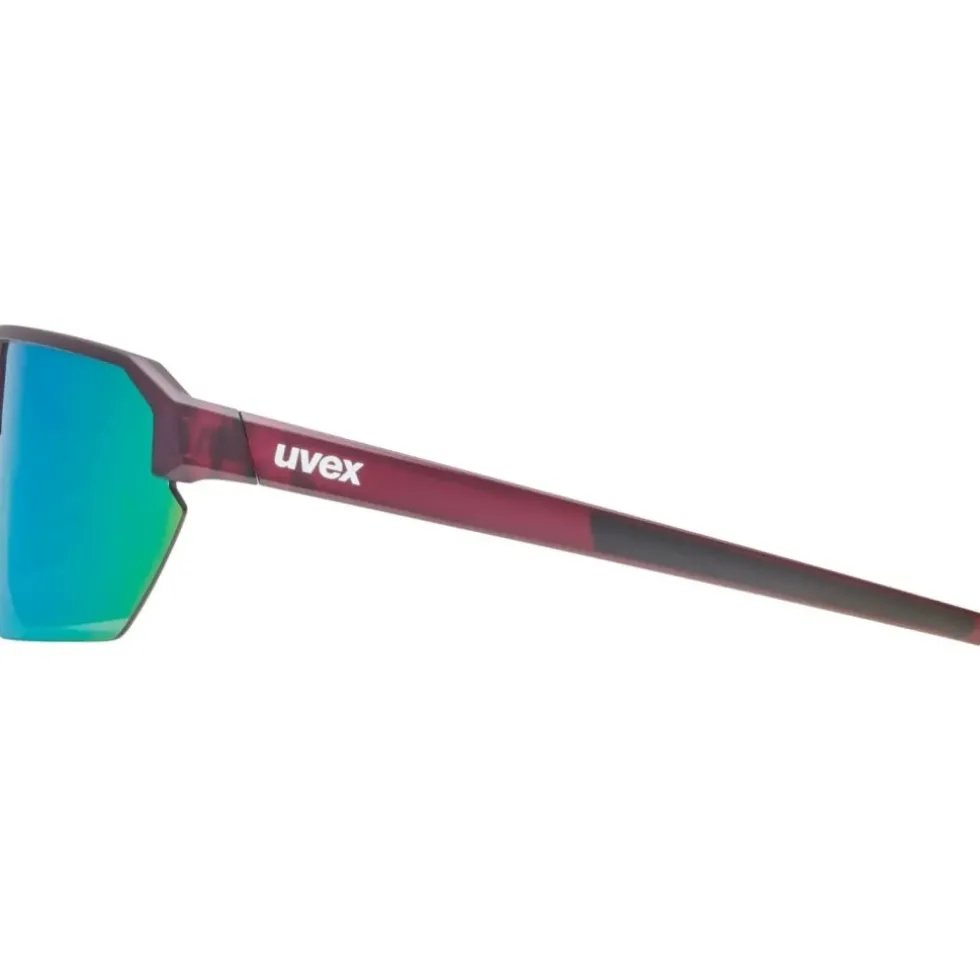 Uvex vectiv set Fietsbril - cranberry transparent matt/mirror rose