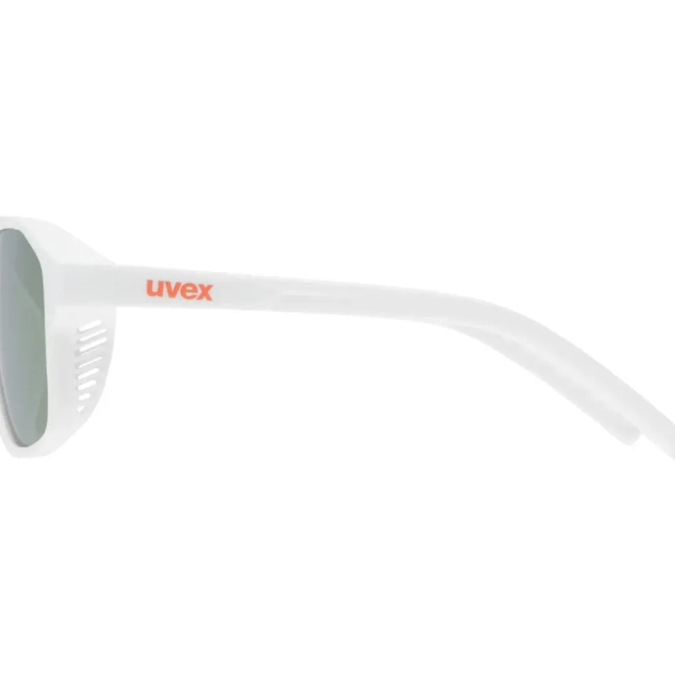 Uvex Cosmic Zonnebril Kinder - white matt/mirror red