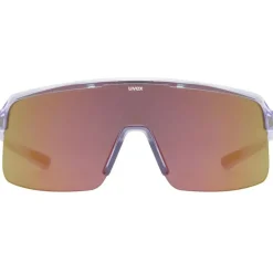Uvex Dyrt Fietsbril - clear purple/mirror red