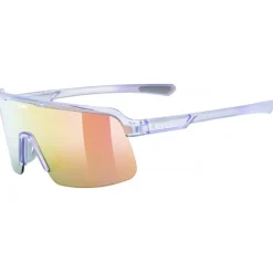 Uvex Dyrt Fietsbril - clear purple/mirror red