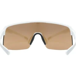Uvex Dyrt Fietsbril - white matt/mirror gold