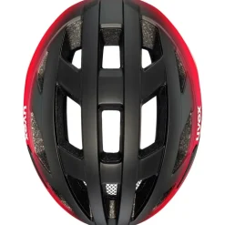 Uvex i-volute Fietshelm - black-red matt